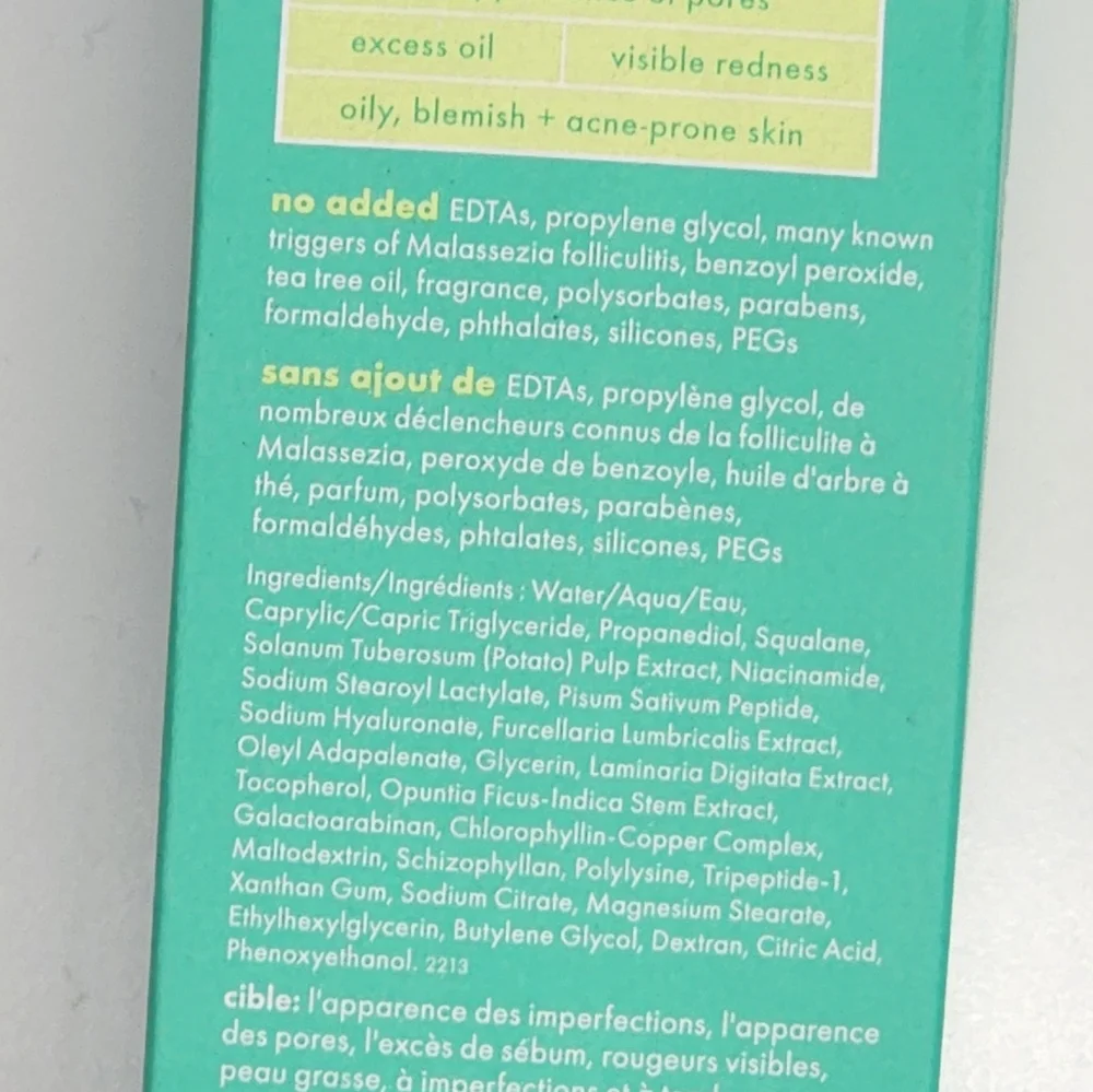 NIB SKINFIX  Acne+ Adapinoid Gel with Niacinamide + Squalane 1 oz‎